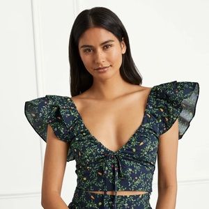 NWT Hill House Home Alexa Top—Midnight Garden